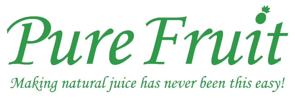 pure fruit logo green